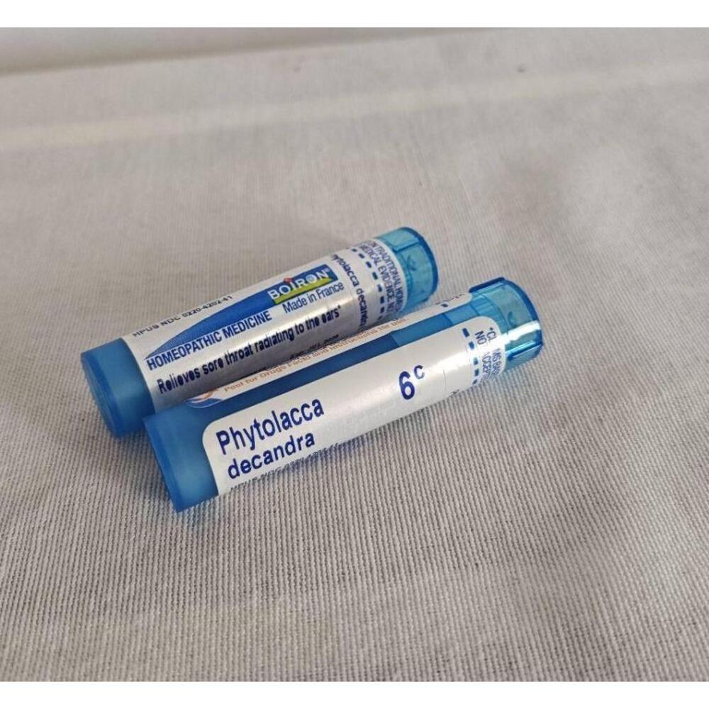 Boiron Phytolacca Decandra 6C Homeopathic Medicine Sore‎ Throat Relief 2 x Full